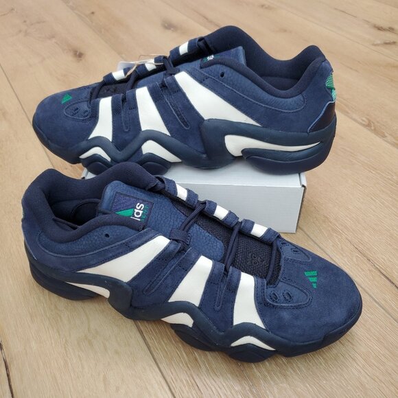 Adidas x Hoop York City Crazy 8 Low Legend Ink Off White Core Mens Size 15 NEW - Picture 1 of 9